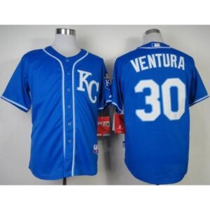 6863864edc88e_1 Royals #30 Yordano Ventura Light Blue Alternate 2 Cool Base Stitched MLB Jersey