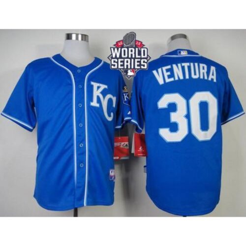 68638652650fa_1 Royals #30 Yordano Ventura Light Blue Alternate 2 Cool Base Stitched MLB Jersey