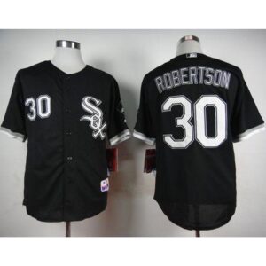 6863868623edb_1 White Sox #30 David Robertson Black Cool Base Stitched MLB Jersey