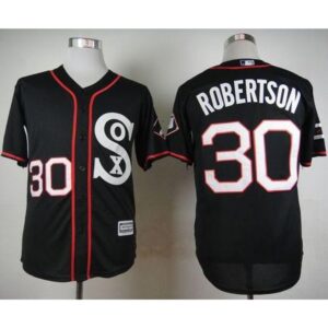 68638689b6928_1 White Sox #30 David Robertson Black New Cool Base Stitched MLB Jerseys