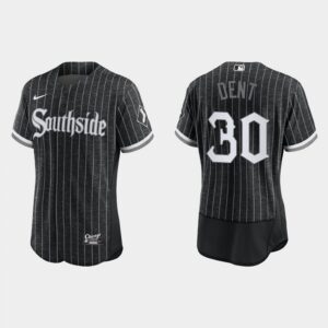 686386e0be0ff_1 Men's Chicago White Sox #30 Bucky Dent 2021 City Connect Flex Base Stitched Jersey