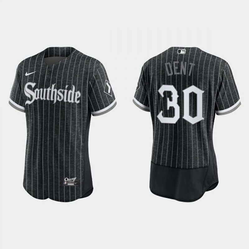 686386e0be0ff_1 Men's Chicago White Sox #30 Bucky Dent 2021 City Connect Flex Base Stitched Jersey