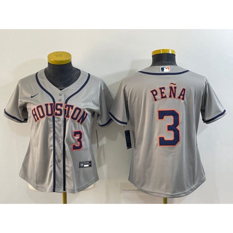 686387a352978_1 Youth Houston Astros #3 Jeremy Pena Gray Cool Base Stitched Jersey