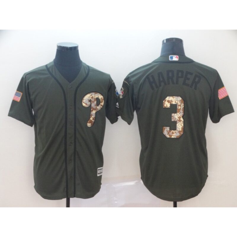 686387c4c1fee_1 Men's Philadelphia Phillies #3 Bryce Harper Salute To Service Cool Base Stitched MLB Jersey