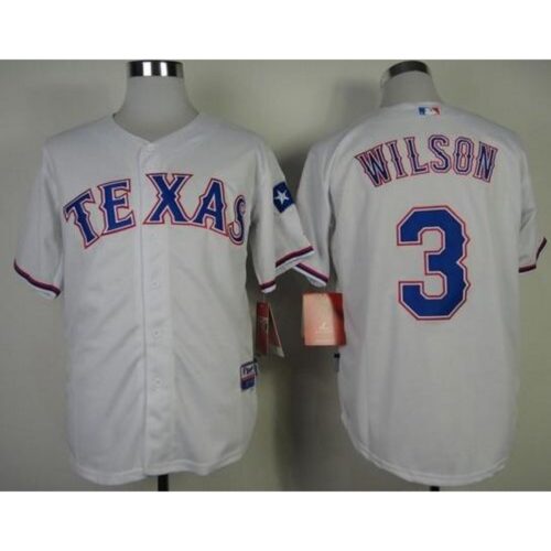 68638802ad5de_1 Rangers #3 Russell Wilson White Cool Base Stitched MLB Jersey