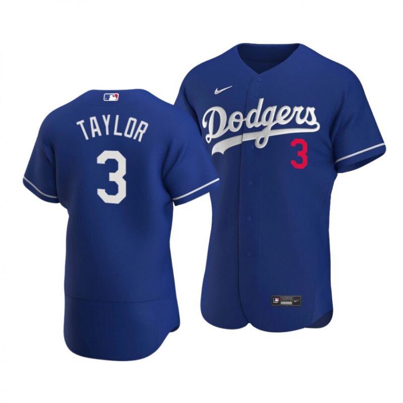 6863881fd6472_1 Youth Los Angeles Dodgers #3 Chris Taylor Blue Flex Base Stitched Jersey