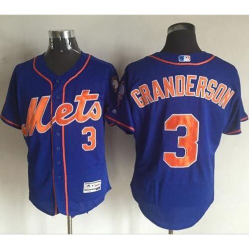 68638870ae622_1 Mets #3 Curtis Granderson Blue Flexbase Authentic Collection Stitched MLB Jersey