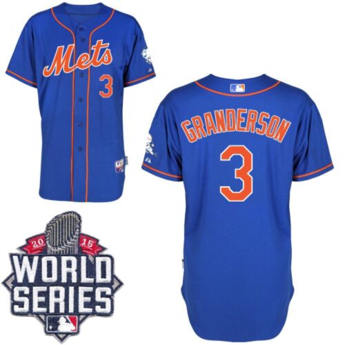 6863887b004cb_1 Mets #3 Curtis Granderson Blue Alternate Home Cool Base W/2015 World Series Patch Stitched MLB Jersey