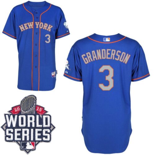 686388820db38_1 Mets #3 Curtis Granderson Blue(Grey NO.) Alternate Road Cool Base W/2015 World Series Patch Stitched MLB Jersey