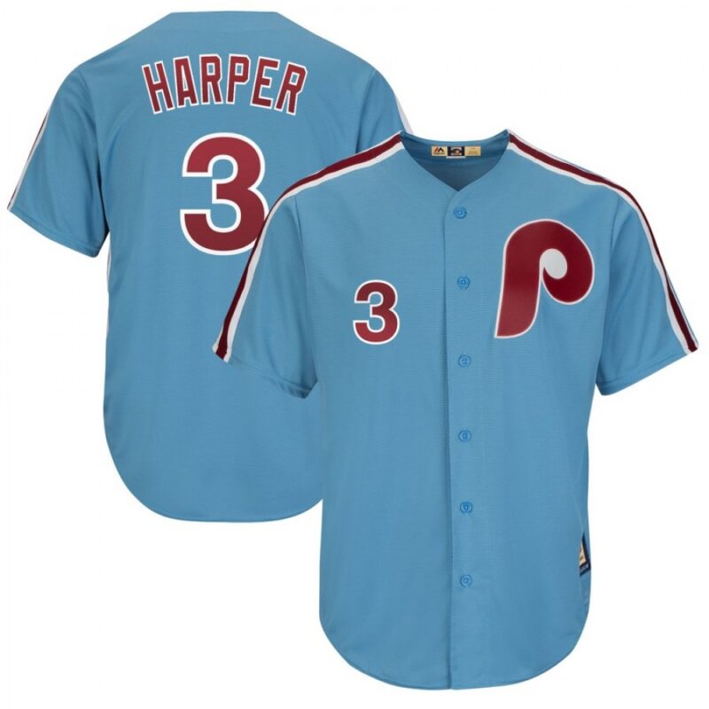686388bf4c407_1 Men's Philadelphia Phillies #3 Bryce Harper Blue Throwback Stitched MLB Jersey
