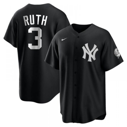 686389031bfac_1 Men's New York Yankees #3 Babe Ruth Black Cool Base Stitched Jersey