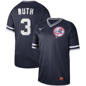 6863891e2a244_1 Men's New York Yankees #3 Babe Ruth Navy Cooperstown Legend Collection Stitched MLB Jersey