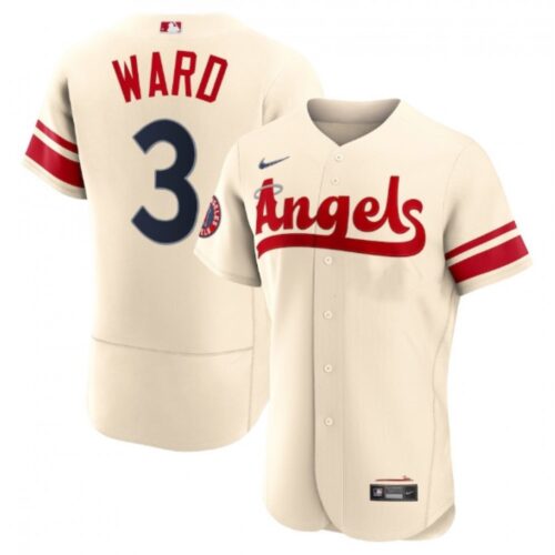 6863899f66ce2_1 Men's Los Angeles Angels #3 Taylor Ward 2022 Cream City Connect Flex Base Stitched Jersey