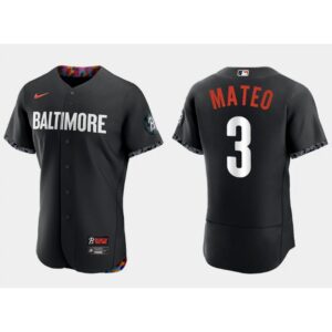 68638a9148691_1 Men's Baltimore Orioles #3 Jorge Mateo Black 2023 City Connect Flex Base Stitched Baseball Jersey