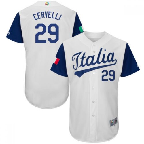 68638aa4b85ab_1 Men's italy Baseball #29 Francisco Cervelli White 2017 World Baseball Classic Stitched WBC Jersey