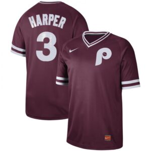 68638abe7064e_1 Men's Philadelphia Phillies #3 Bryce Harper Maroon Cooperstown Collection Legend Stitched MLB Jersey