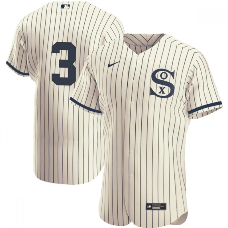 68638acc26bdb_1 Men's Chicago White Sox #3 Harold Baines 2021 Cream/Navy Field of Dreams Flex Base Stitched Jersey