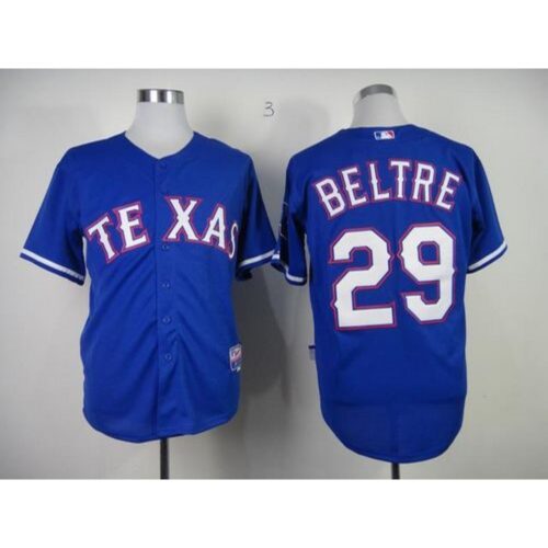 68638ae33e8f9_1 Rangers #29 Adrian Beltre Blue Cool Base Stitched MLB Jersey