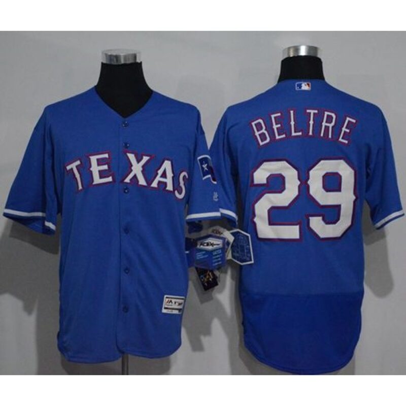 68638aedcca09_1 Rangers #29 Adrian Beltre Blue Flexbase Authentic Collection Stitched MLB Jersey