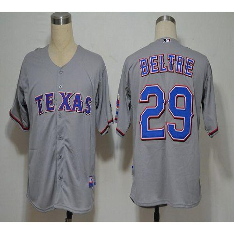 68638af4af093_1 Rangers #29 Adrian Beltre Grey Cool Base Stitched MLB Jersey