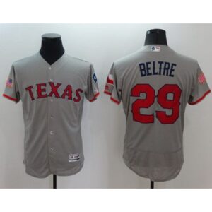 68638afbb152f_1 Rangers #29 Adrian Beltre Grey Fashion Stars & Stripes Flexbase Authentic Stitched MLB Jersey