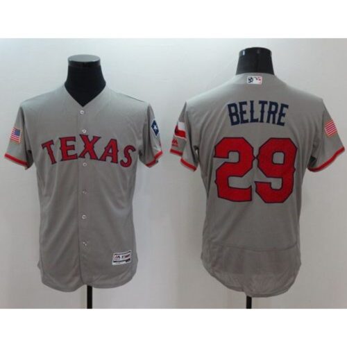 68638afbb152f_1 Rangers #29 Adrian Beltre Grey Fashion Stars & Stripes Flexbase Authentic Stitched MLB Jersey