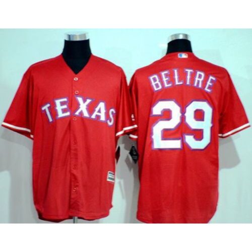 68638b0601315_1 Rangers #29 Adrian Beltre Red New Cool Base Stitched MLB Jersey