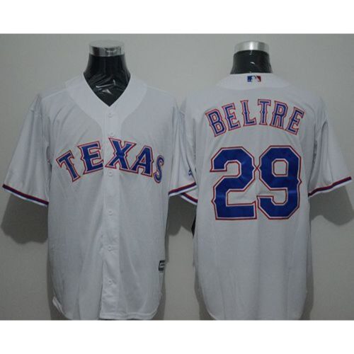 68638b107efbf_1 Rangers #29 Adrian Beltre White New Cool Base Stitched MLB Jersey