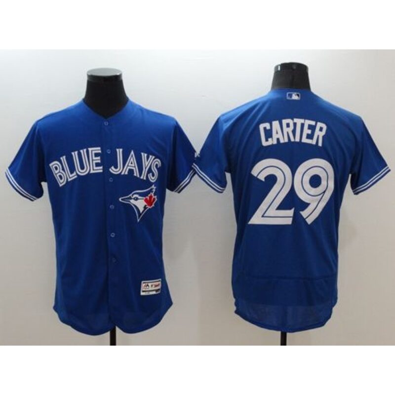 68638b3ecc200_1 Blue Jays #29 Joe Carter Blue Flexbase Authentic Collection Stitched MLB Jersey