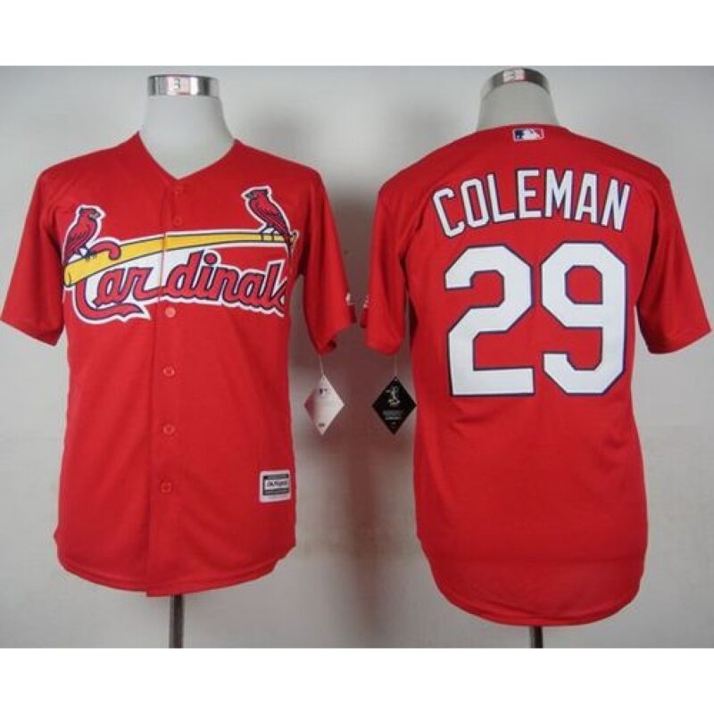 68638b79f12b0_1 Cardinals #29 Vince Coleman Red Cool Base Stitched MLB Jersey