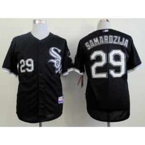 68638c28d3e46_1 White Sox #29 Jeff Samardzija Black Cool Base Stitched MLB Jerseys