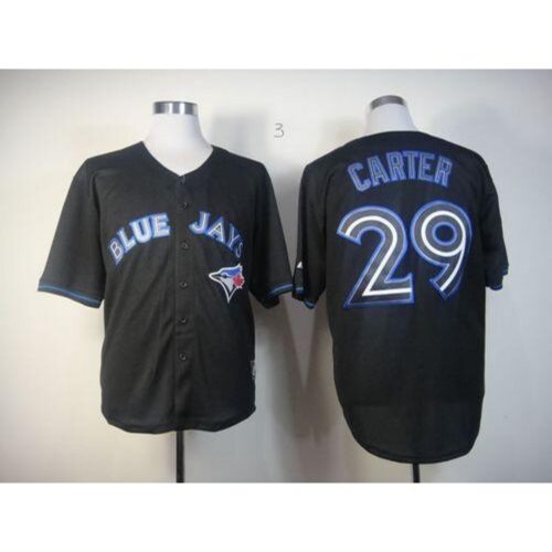 68638c6658ea9_1 Blue Jays #29 Joe Carter Black Fashion Stitched MLB Jersey