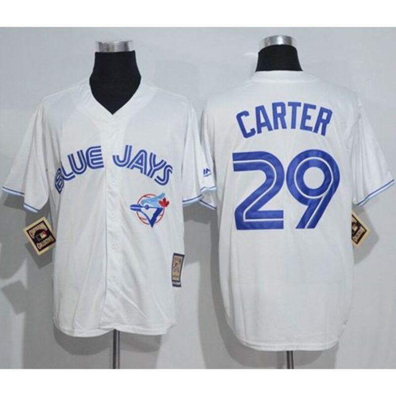 68638c8662d5a_1 Blue Jays #29 Joe Carter White Cooperstown Throwback Stitched MLB Jersey