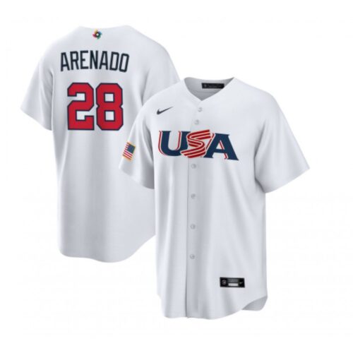 68638ce7273ad_1 Men's USA Baseball #28 Nolan Arenado 2023 White World Baseball Classic Stitched Jersey