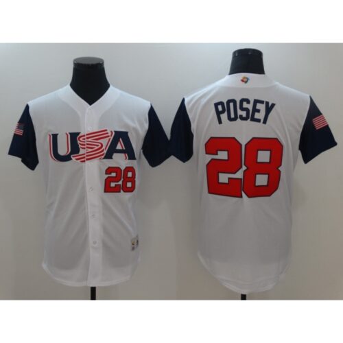 68638ceddfced_1 Men's USA Baseball #28 Buster Posey White 2017 World Baseball Classic Stitched WBC Jersey