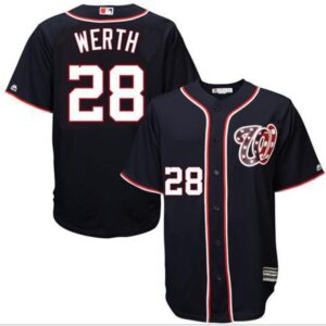 68638d2967582_1 Nationals #28 Jayson Werth Navy Blue New Cool Base Stitched MLB Jersey