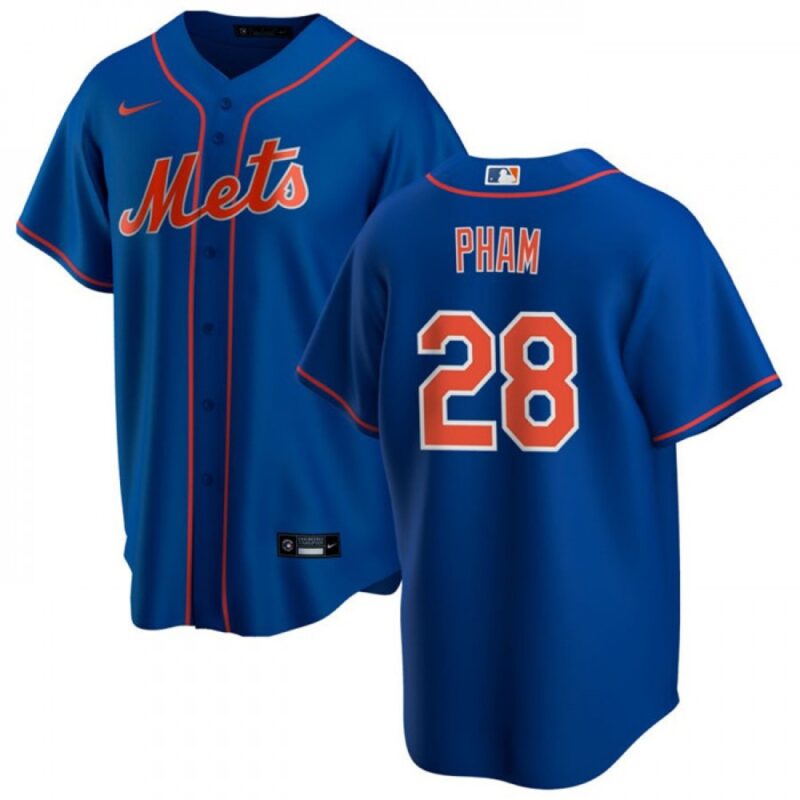 68638d568fcad_1 Men's New York Mets #28 Tommy Pham Royal Cool Base Stitched Jersey