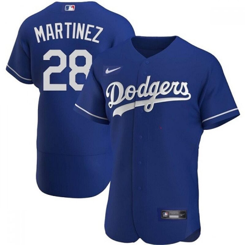 68638df032410_1 Men's Los Angeles Dodgers #28 J.D. Martinez Blue Flex Base Stitched Baseball Jersey