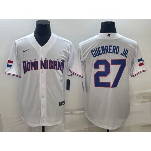 68638fc6d0116_1 Men's Dominican Republic Baseball #27 Vladimir Guerrero Jr. 2023 White World Baseball Classic Stitched Jersey
