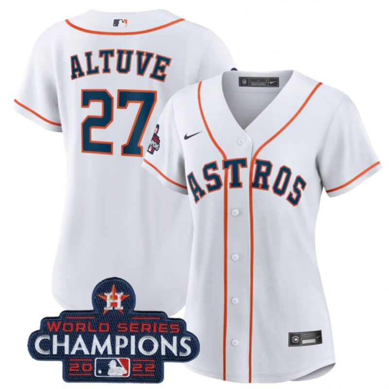 68638ff03b2f5_1 Women's Houston Astros #27 Jose Altuve White 2022 World Series Champions Cool Base Stitched Baseball Jersey(Run Small)
