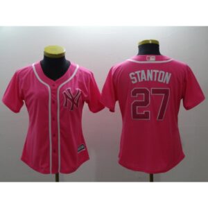 6863901614ac5_1 Women's New York Yankees #27 Giancarlo Stanton Pink Cool Base Stitched MLB Jersey