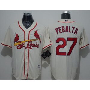 6863902f1f89a_1 Cardinals #27 Jhonny Penalta Cream New Cool Base Stitched MLB Jersey