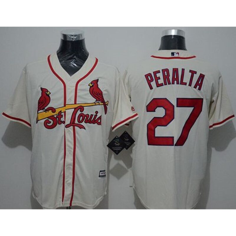6863902f1f89a_1 Cardinals #27 Jhonny Penalta Cream New Cool Base Stitched MLB Jersey