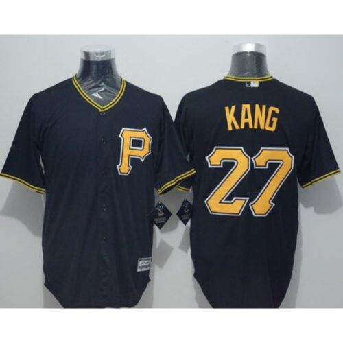 6863909a90a72_1 Pirates #27 Jung-ho Kang Black New Cool Base Stitched MLB Jersey