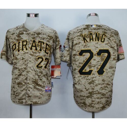 686390a4ae695_1 Pirates #27 Jung-ho Kang Camo Alternate Cool Base Stitched MLB Jersey