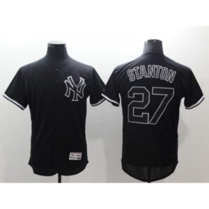 686391763ce82_1 Men's New York Yankees #27 Giancarlo Stanton Black Fashion Flex Base Stitched Jersey