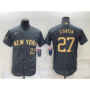 68639179ab94c_1 Men's New York Yankees #27 Giancarlo Stanton 2022 All-Star Charcoal Flex Base Stitched Baseball Jersey