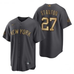 686391839ab8c_1 Men's New York Yankees #27 Giancarlo Stanton 2022 All-Star Charcoal Cool Base Stitched Baseball Jersey