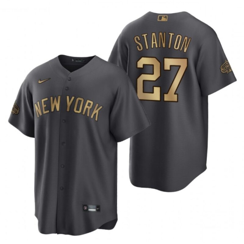 686391839ab8c_1 Men's New York Yankees #27 Giancarlo Stanton 2022 All-Star Charcoal Cool Base Stitched Baseball Jersey