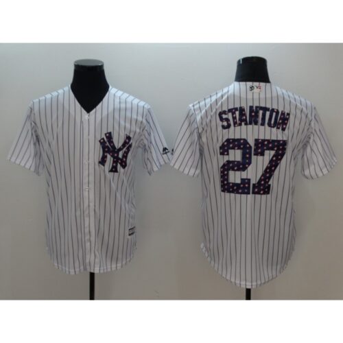 6863919ab48d3_1 Men's MLB New York Yankees #27 Giancarlo Stanton White 2018 Stars & Stripes Cool Base Jersey